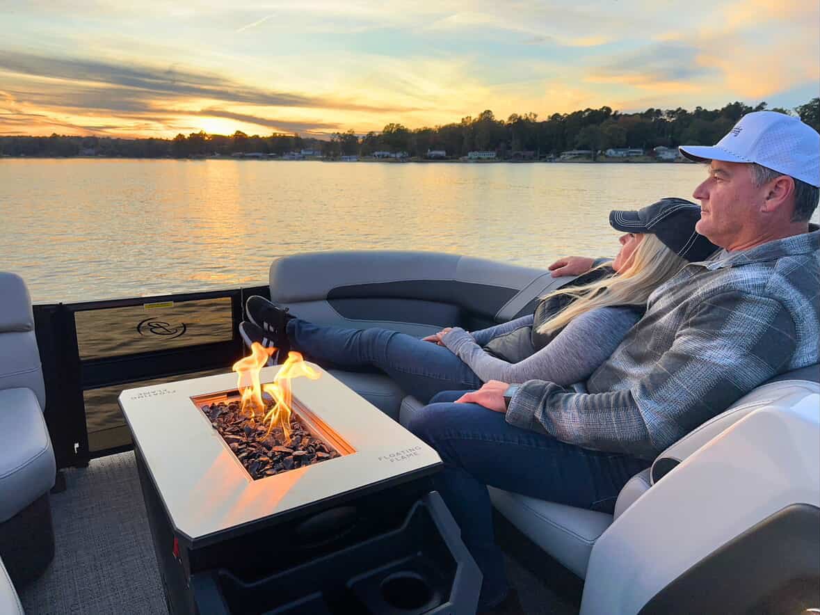 On the boat